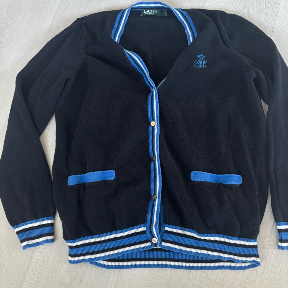 Ralph Lauren Crest Knit Cardigan